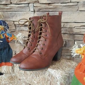 Cognac color Rustic Boots